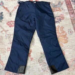 Vintage Rainier Active Sportswear Intl Full Side Zip Insulated Pant‎ Blue Large